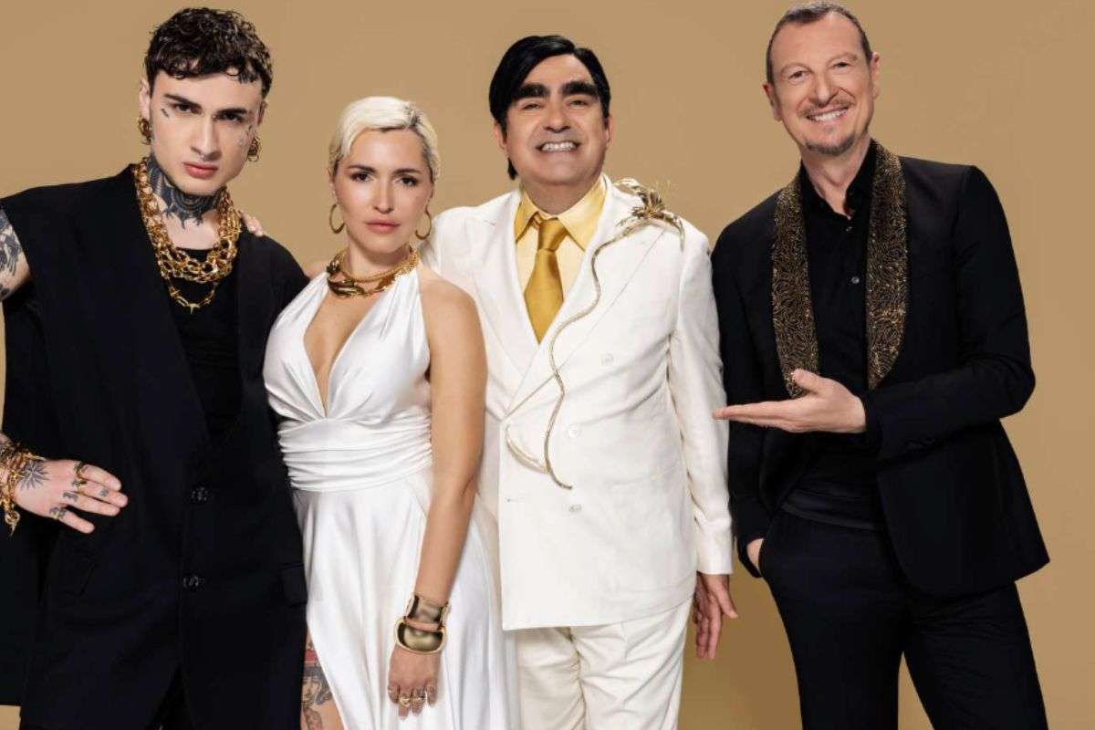 Amadeus con i giudici di Like a Star