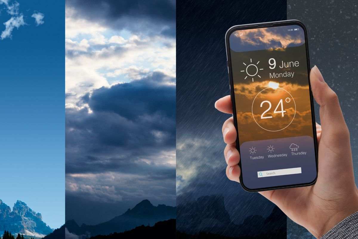 Controllo del meteo sul telefonino