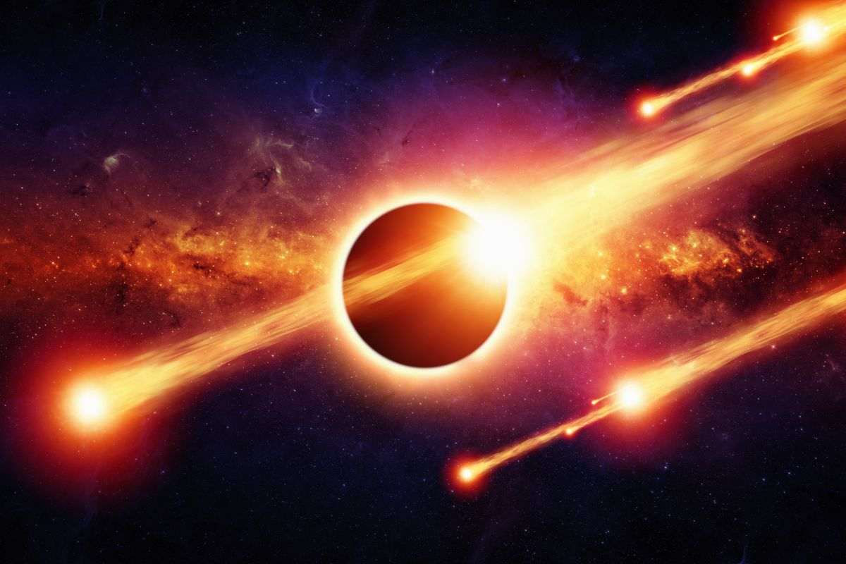 Meteoriti incendiano l'universo