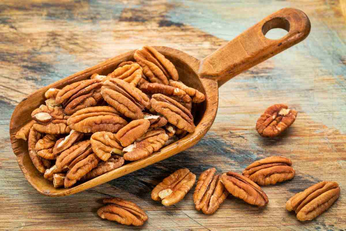 Una manciata di noci pecan