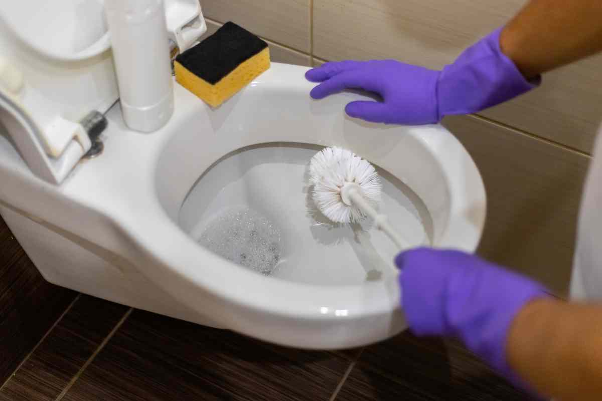 igienizzare lo scopino del wc
