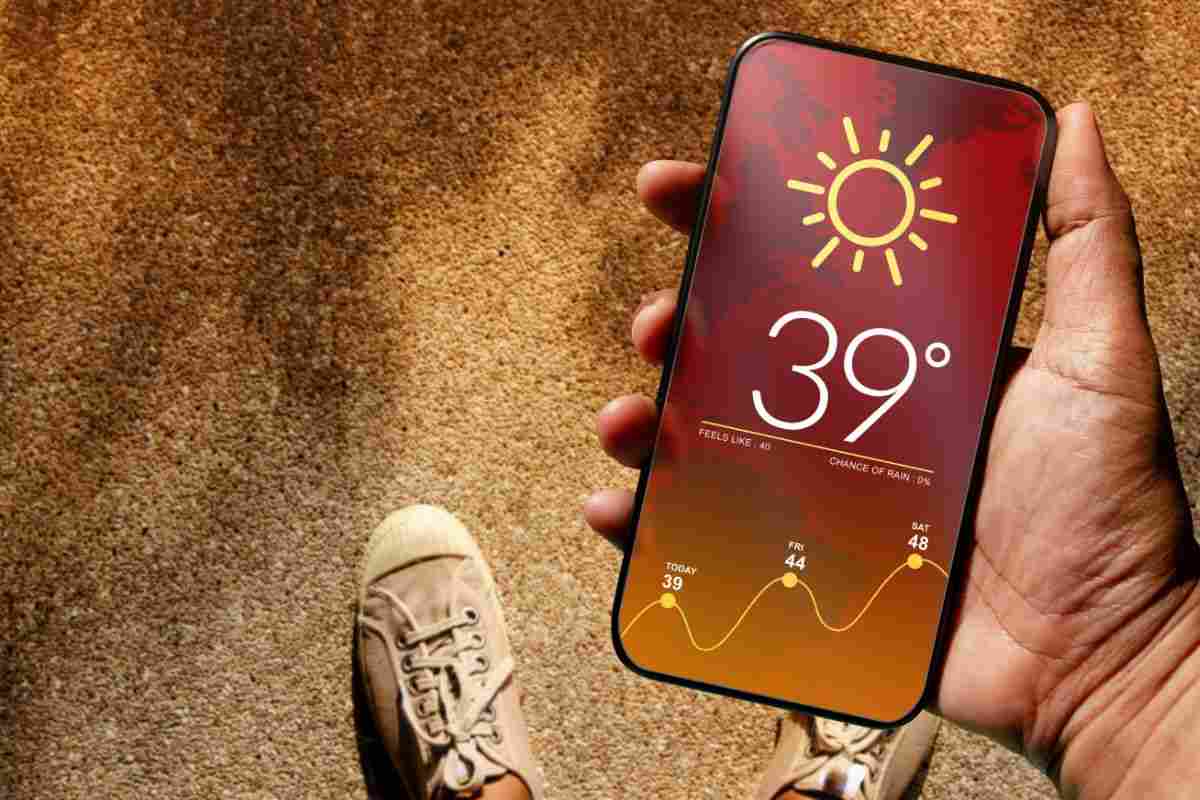 meteo sullo smartphone