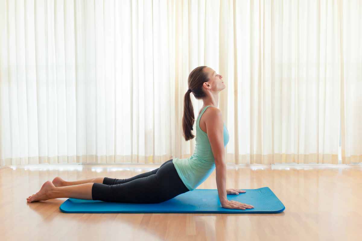 stretching