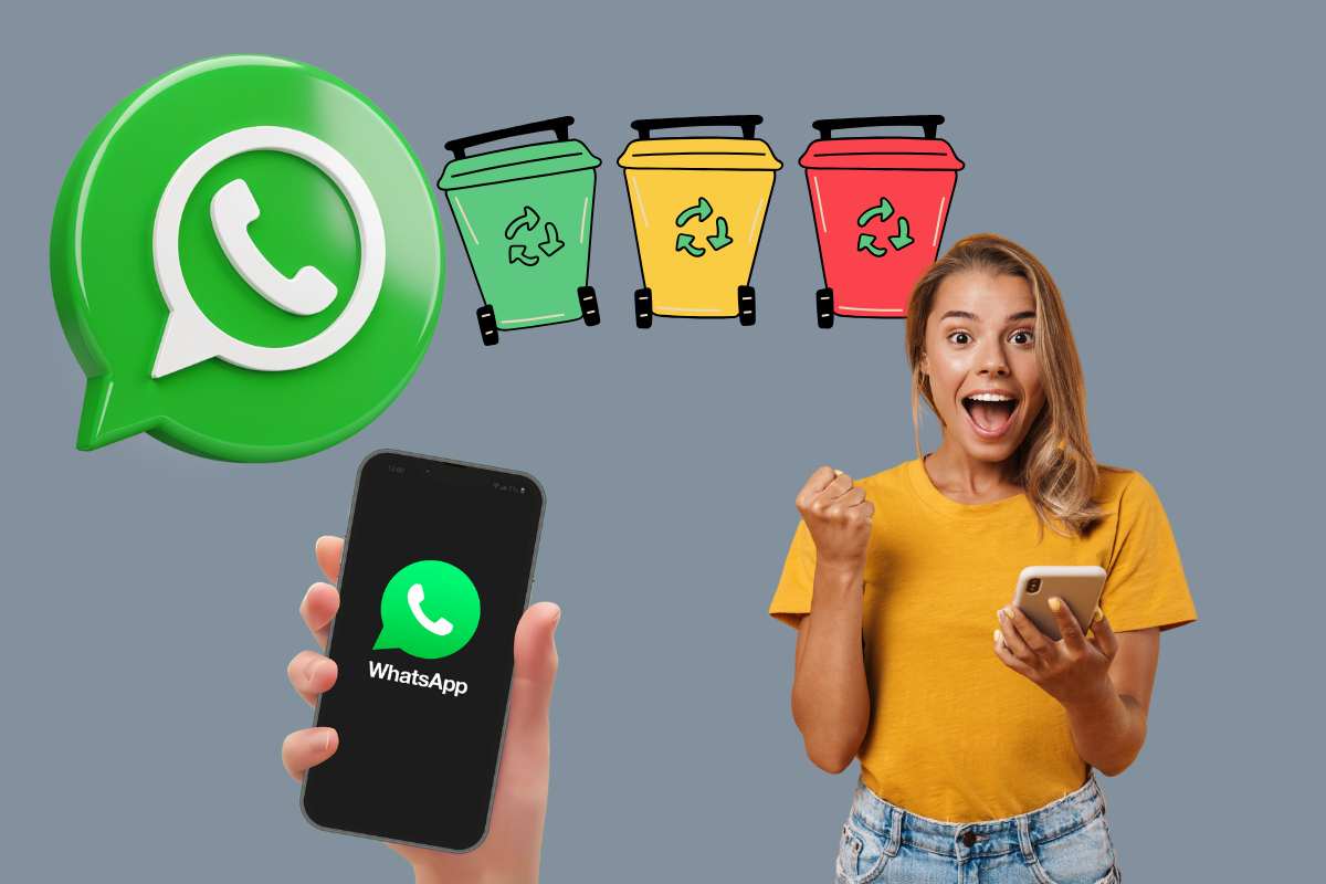 svuotare il cestino di WhatsApp