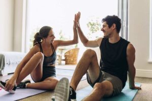 Allenamento casalingo di coppia