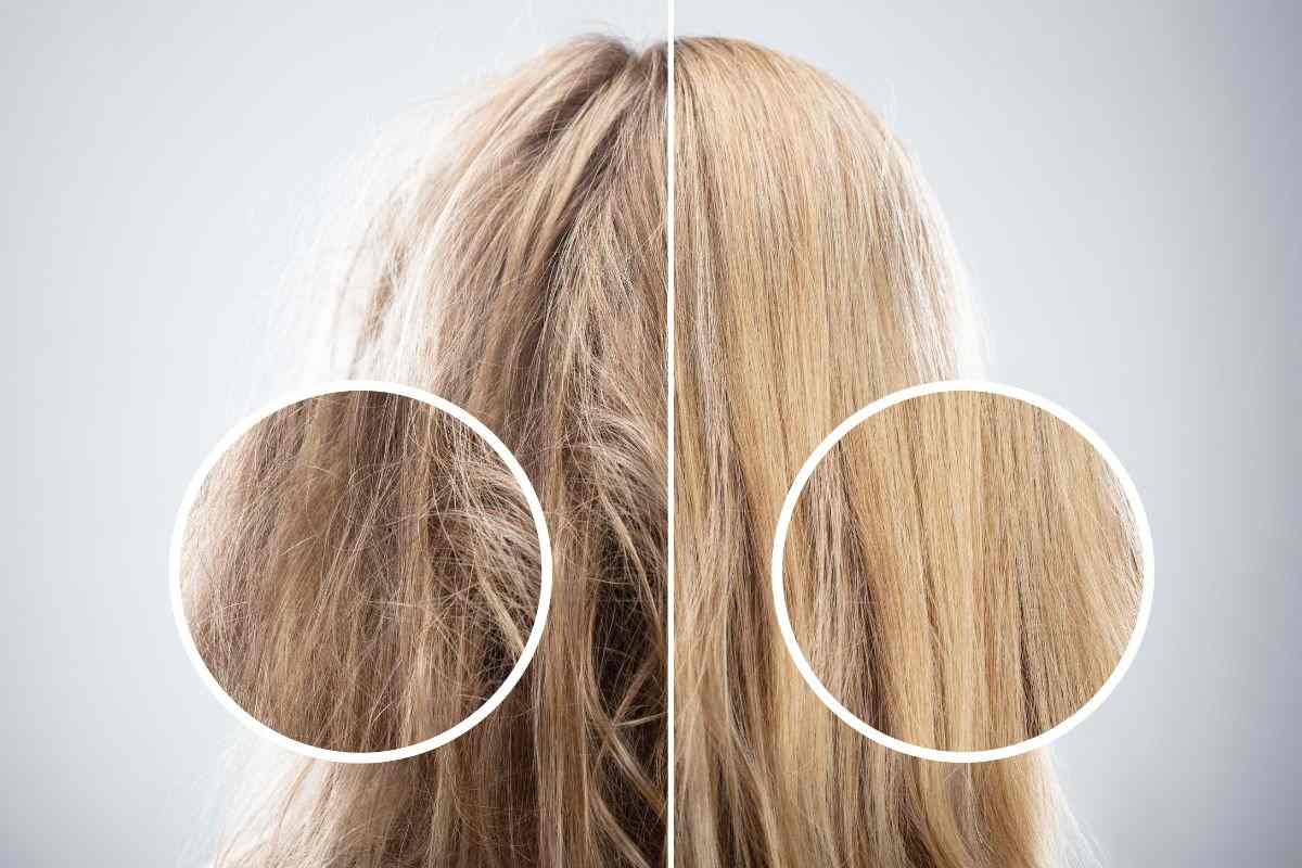 Cura per capelli rovinati